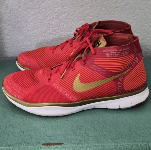 SPRING SALE | Nike Free Train Instinct Size 10.5 Hustle Hart Trainers High Top - Picture 4 of 12